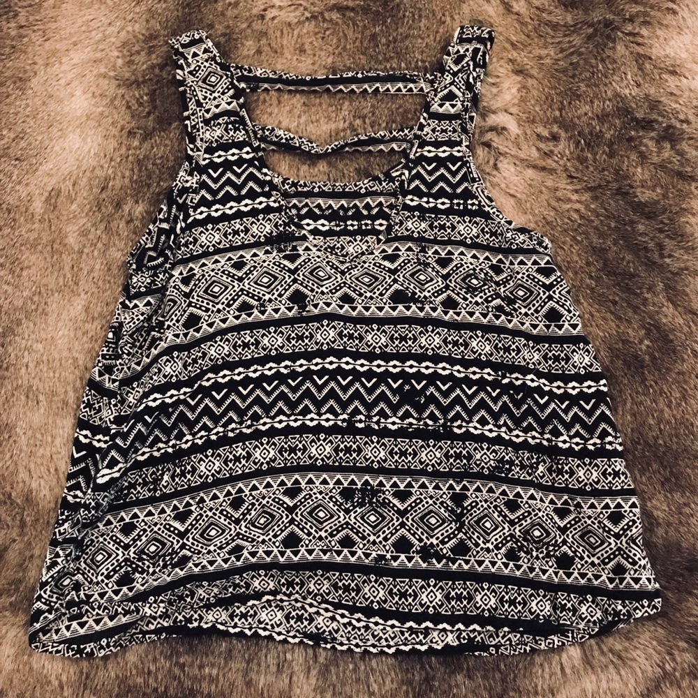 Black and White Tank Top